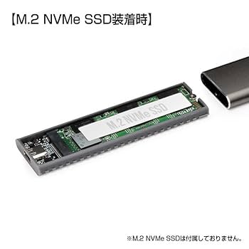 Amazon.co.jp: センチュリー SSDケース 裸族のM.2 NVMe SSD 引越